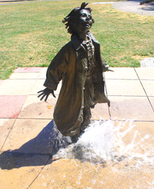 Ramona statue at Grant Park