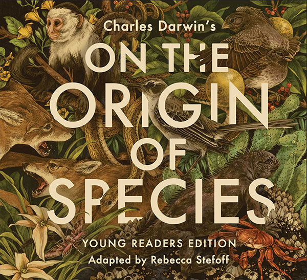 Animal illustrations for the cover of On the Origin of Species