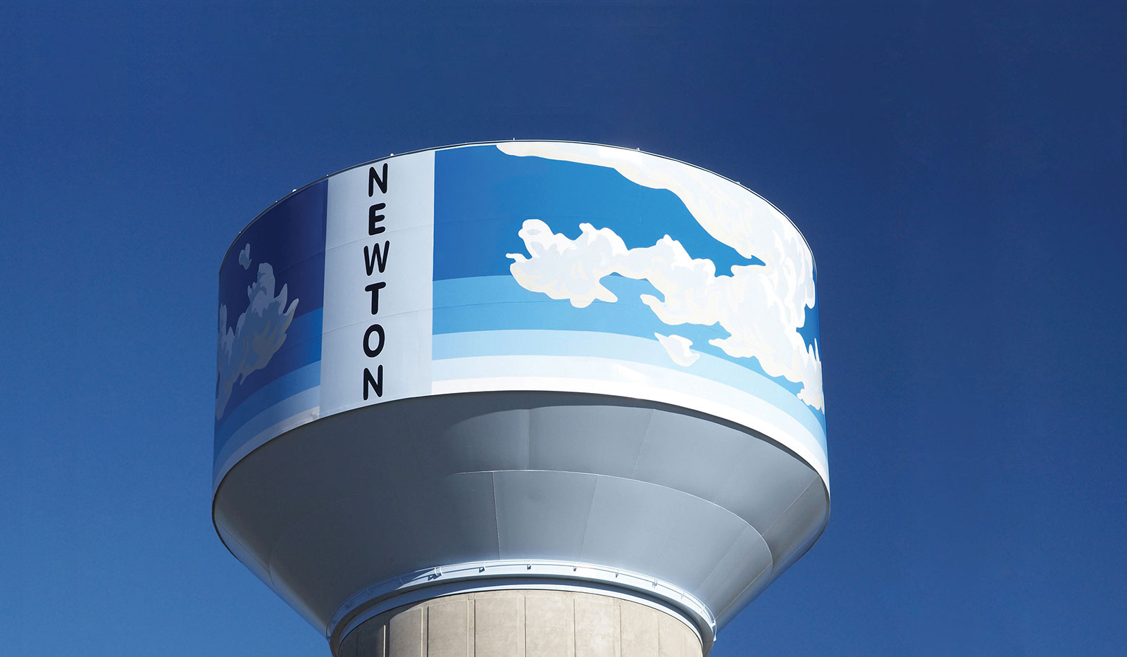 Water tower in Newton, Kansas