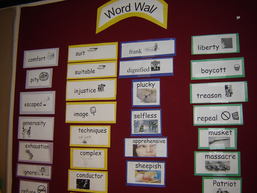 vocabulary word wall K-3