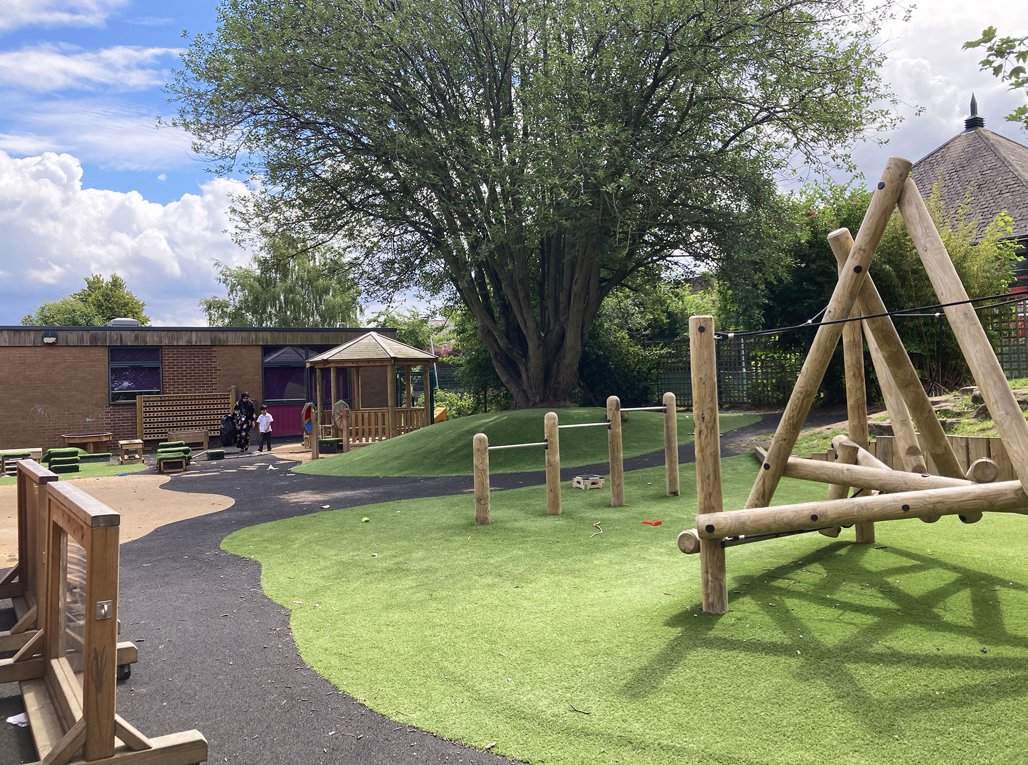 playground at St. Stevens school in the UK