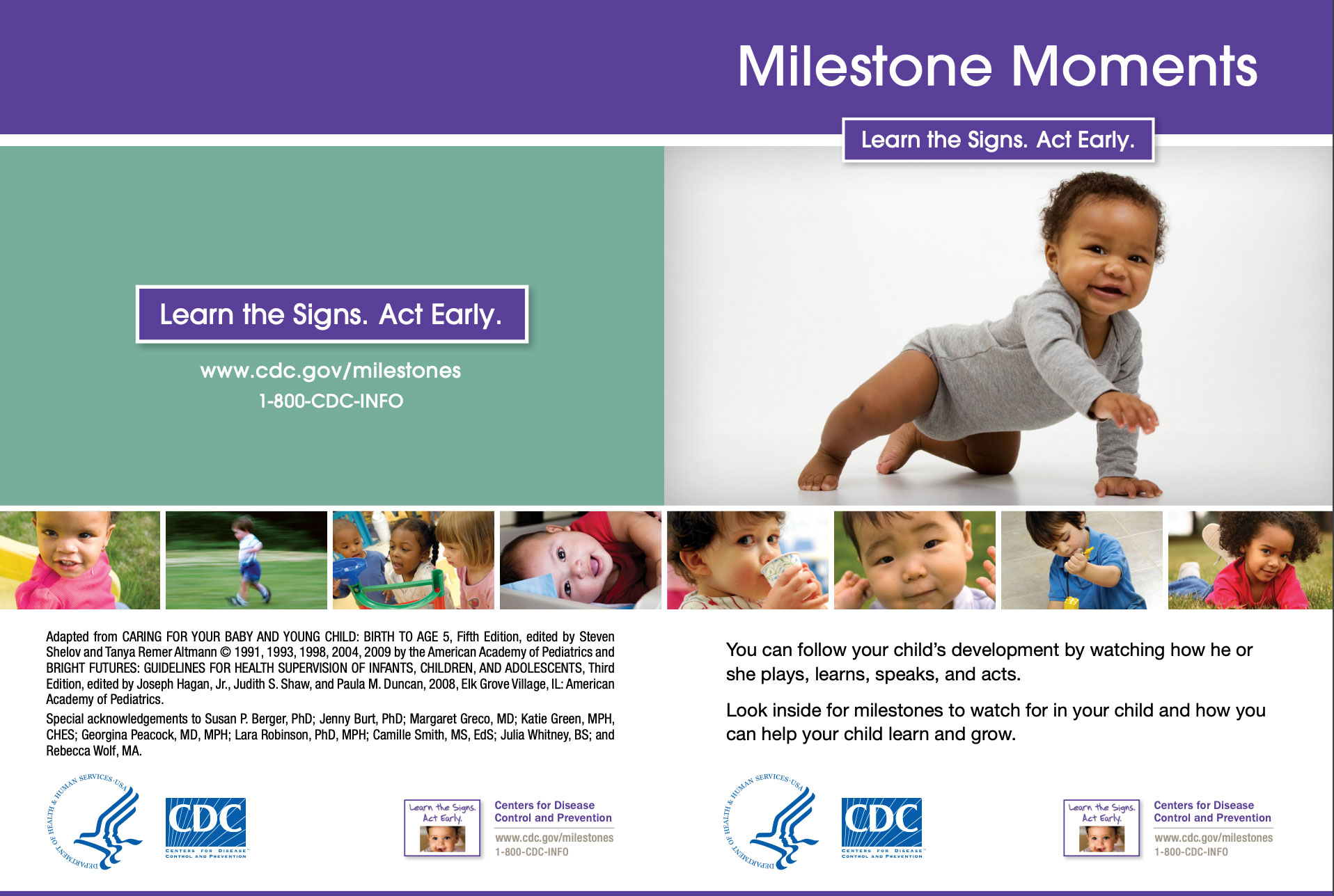 Milestone Moments: Learn the Signs. Act Early.