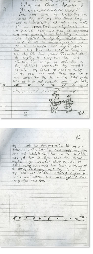 Third Grade: Writing Sample 4