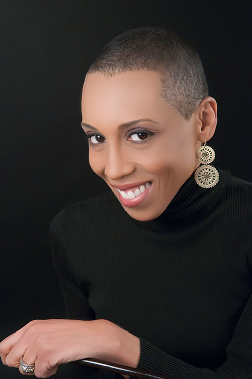 Portrait of Black children's author Andrea Davis Pinkney