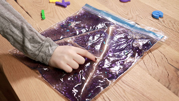 Try sensory freezer-bag writing