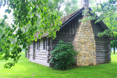 The Little House Wayside loghouse