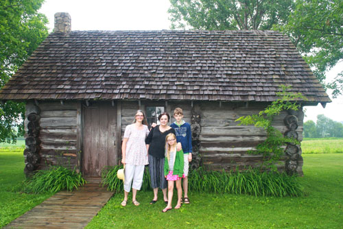 The Little House Wayside loghouse