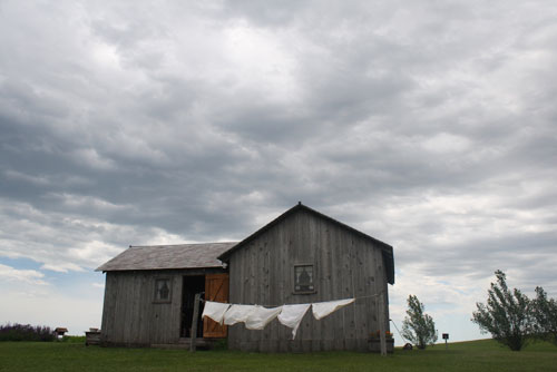 Ingalls' Homestead laundry line