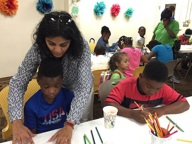 Turquoise Mountain at the Sackler: art and poetry workshop with Sushmita Mazumdar