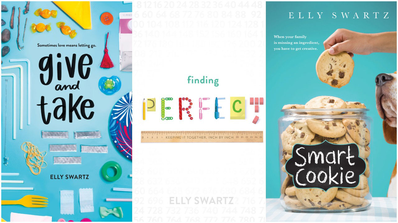 3 book covers by children's author Elly Swartz