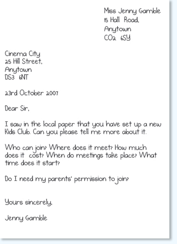 An Introduction to Letter Writing | Reading Rockets