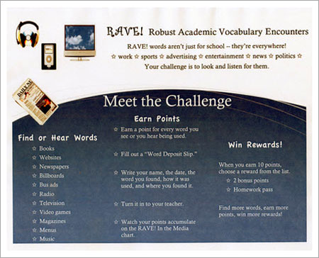Example of In the Media Brochure Given to Students to Launch the Challenge