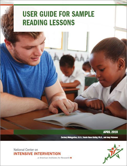 cover for User Guide for Sample Reading Lessons