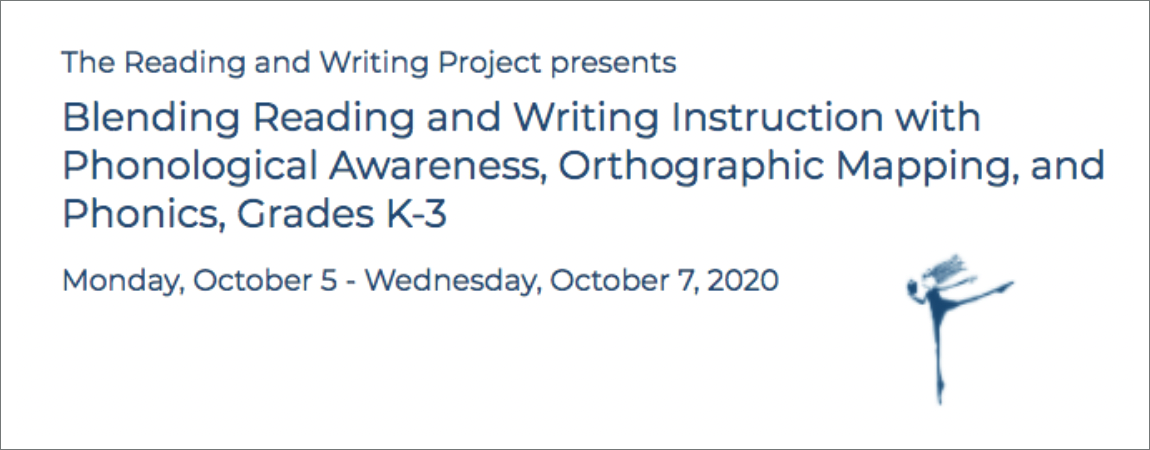 Example of Reading and Writing Workshop PD option