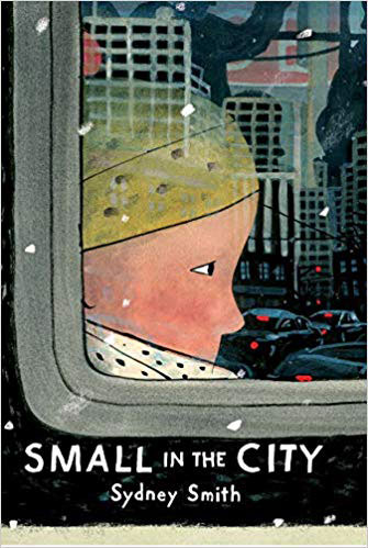 Cover for wordless picture book Small in the City