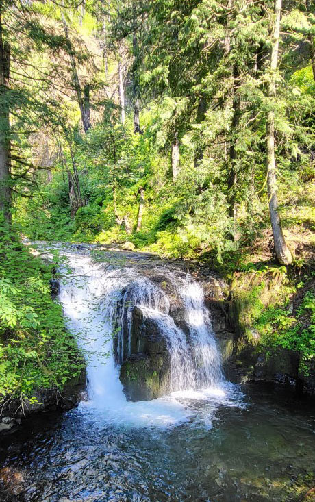 Photograph of a waterfall