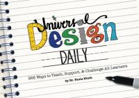 Universal Design Daily: 365 Ways to Teach, Support & Challenge All Learners