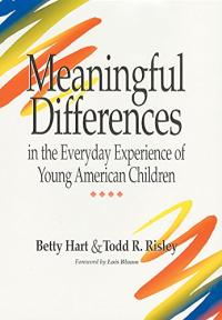 Meaningful Differences in the Everyday Experience of Young American Children