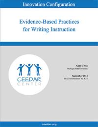 Evidence-based practices for writing instruction