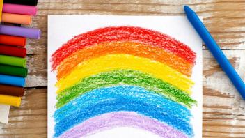 Rainbow drawing
