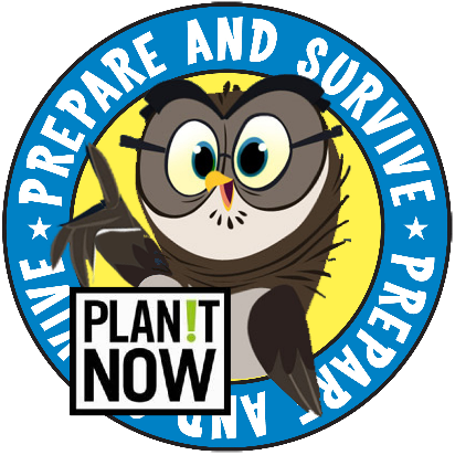 Plant Now logo with owl