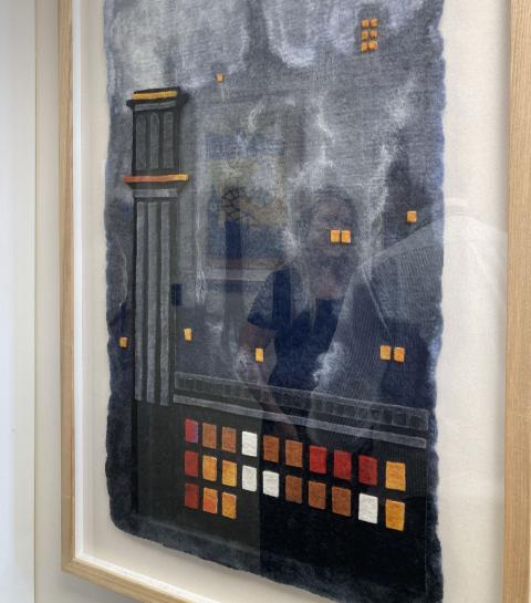 painting of building landmark in Bradford, UK